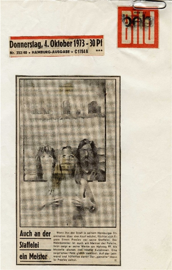 Simon Presley Kunstmaler zu Lebzeiten in Hamburg